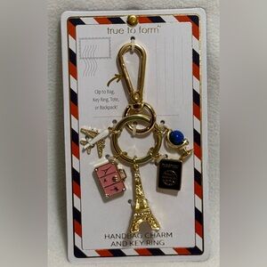 True to Form NWT Eiffel Tour Travel Bag Charm & Key Chain